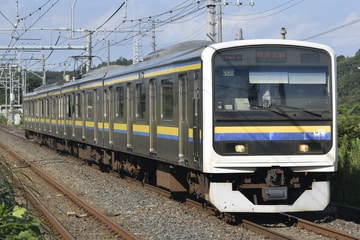 JR東日本209系マリC435編成を物井駅で撮影した画像