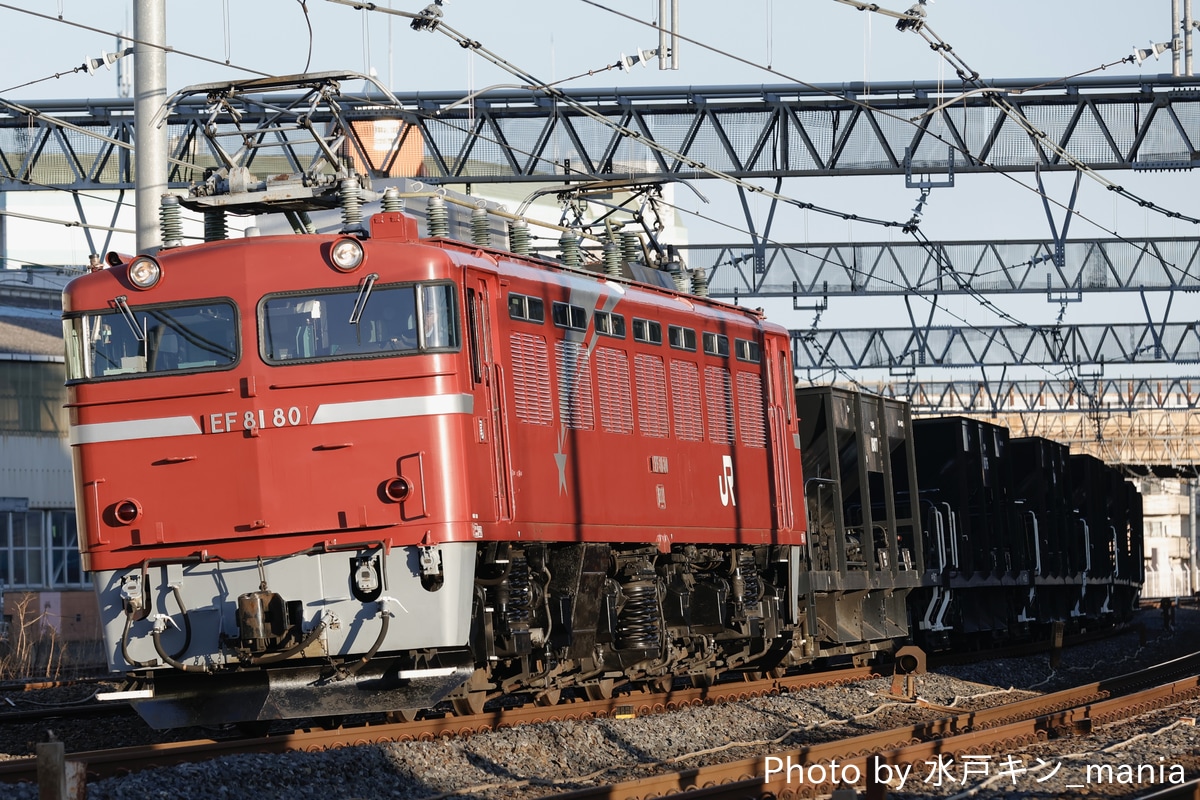 JR東日本 尾久車両センター EF81 80