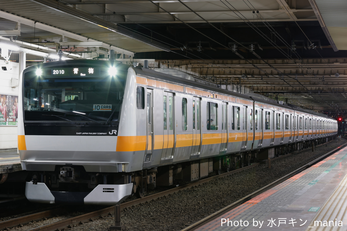JR東日本 豊田車両センター本区 E233系 T40編成