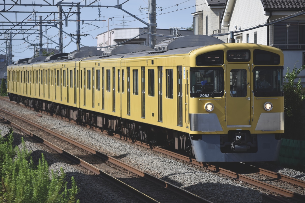 西武鉄道 玉川上水車両管理所 2000系 2081F