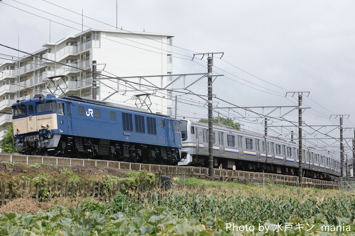 JR東日本 新潟車両センター EF64 1031