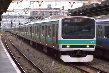 JR東日本E231系マト117編成を我孫子駅で撮影した画像