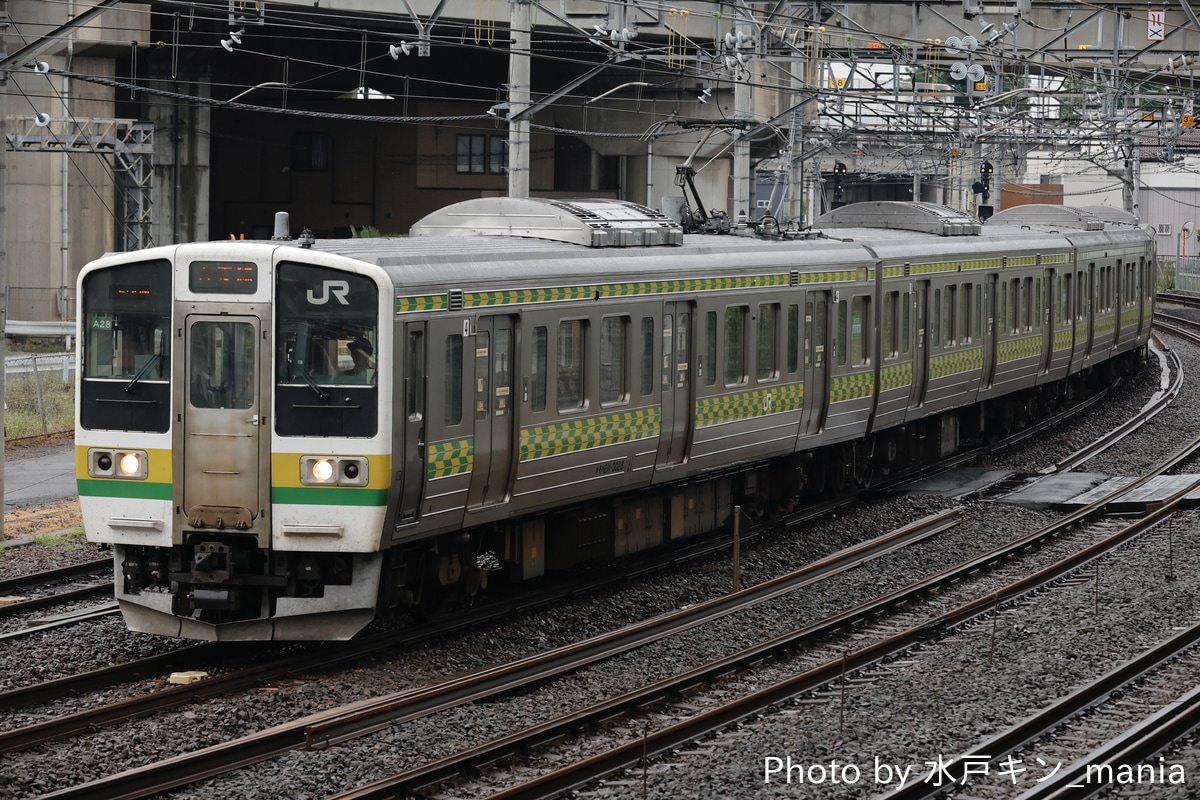 JR東日本 ぐんま車両センター 211系 A28編成