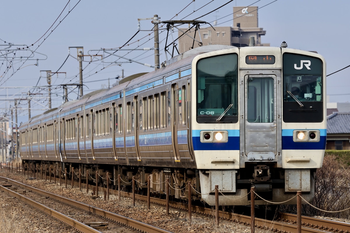 JR西日本 下関総合車両所岡山電車支所 213系 C-06編成