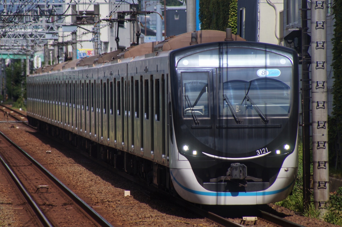 東急電鉄 元住吉検車区 3020系 3121f