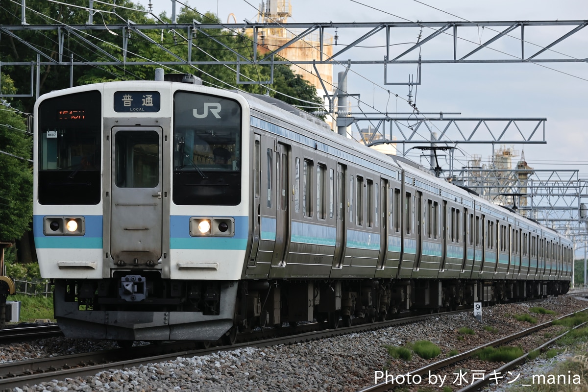 JR東日本 長野総合車両センター 211系 N607編成