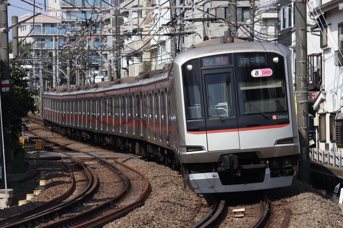 東急電鉄 元住吉検車区 5050系 5160F