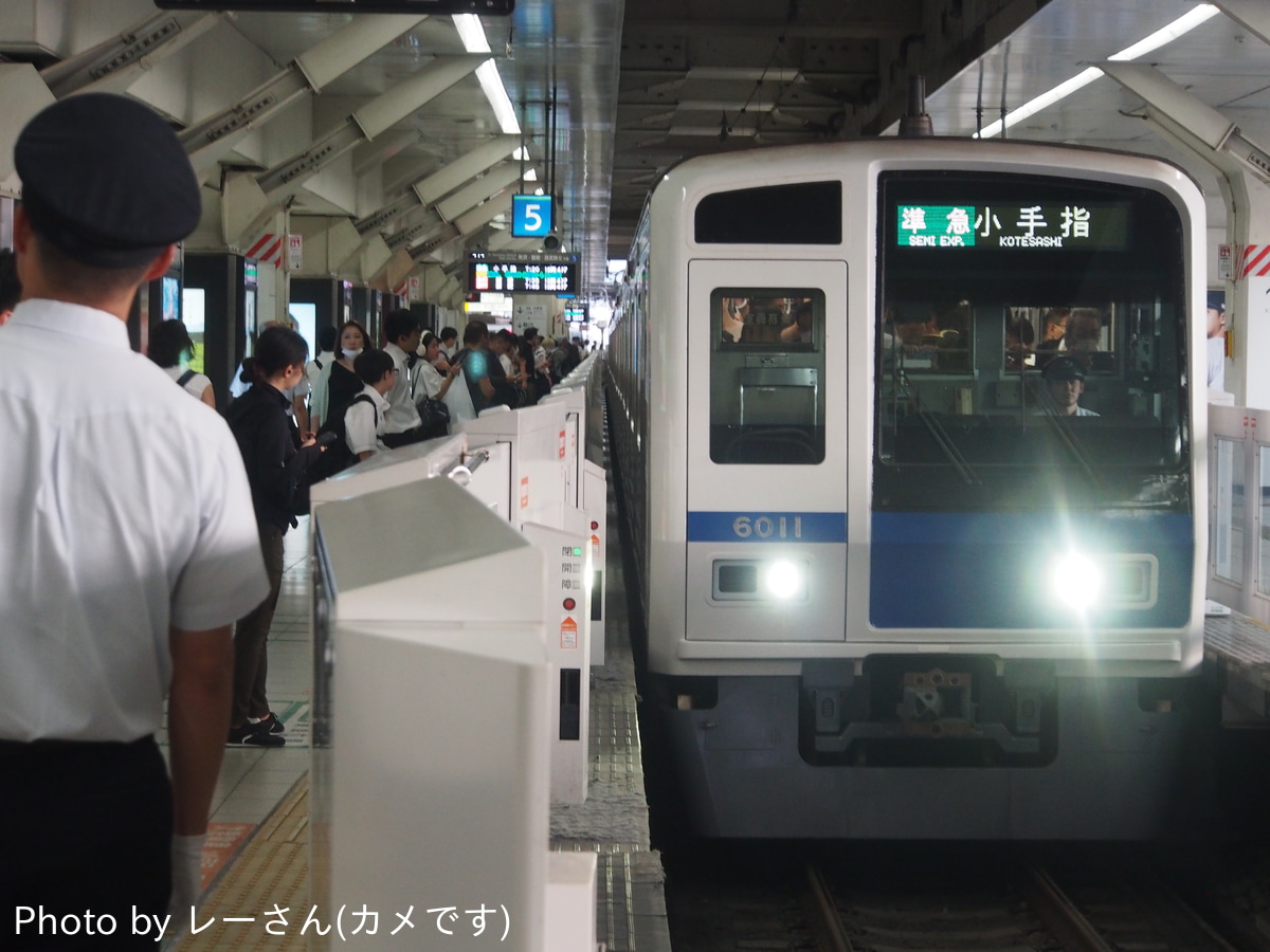 西武鉄道 小手指車両管理所 6000系 6111F
