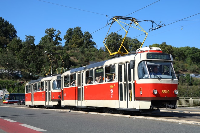 Prague tramway route 26