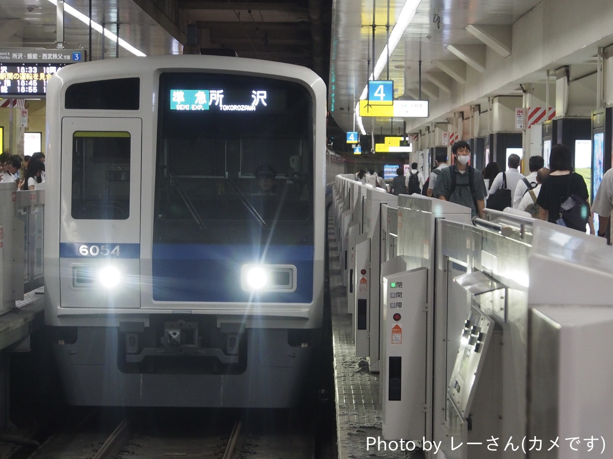 西武鉄道 小手指車両管理所 6000系 6154F