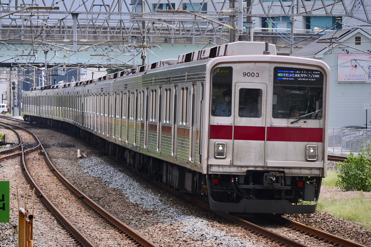 東武鉄道 森林公園検修区 9000系 9103F