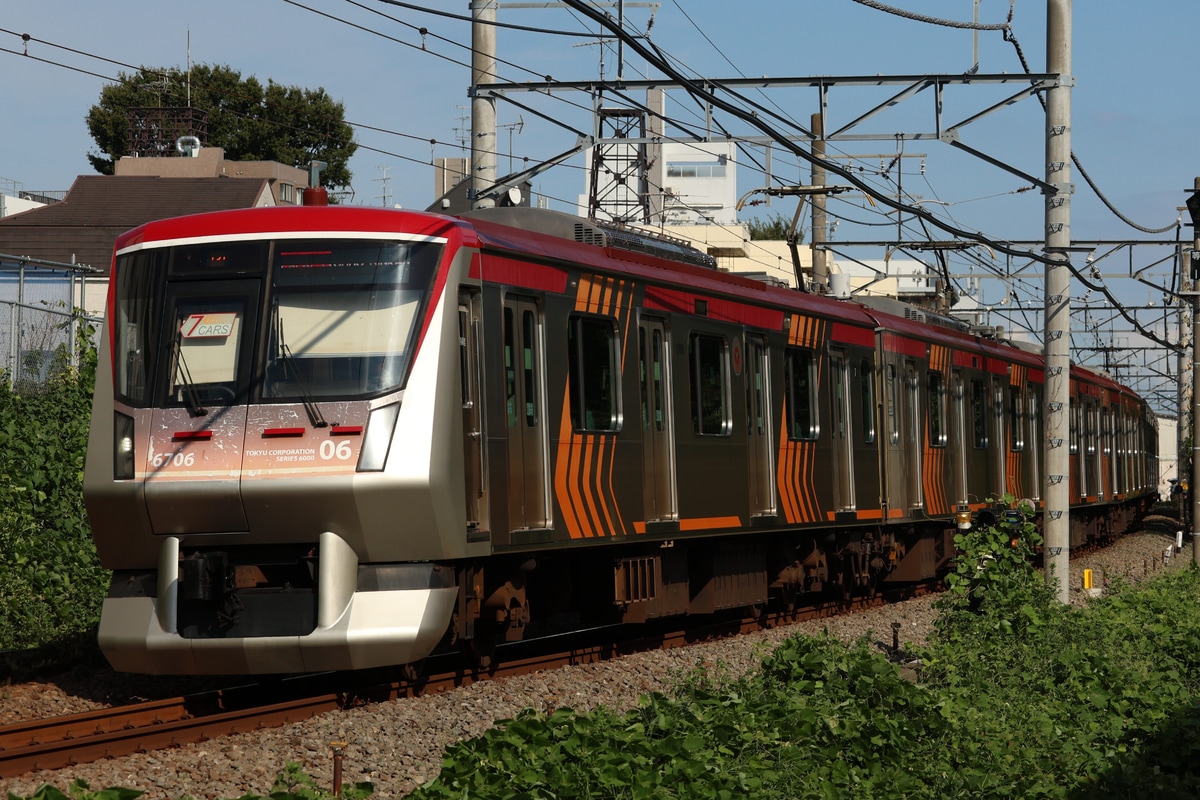 東急電鉄 長津田検車区 6000系 6106F