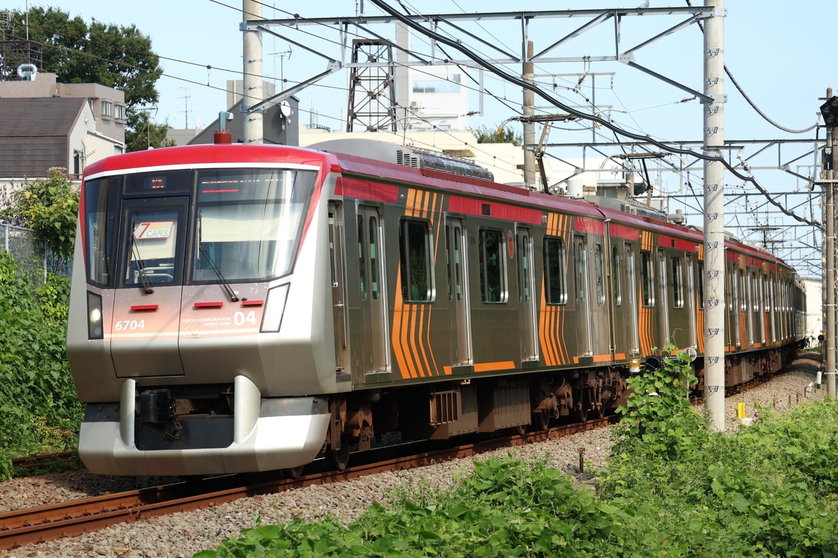 東急電鉄 長津田検車区 6000系 6104F