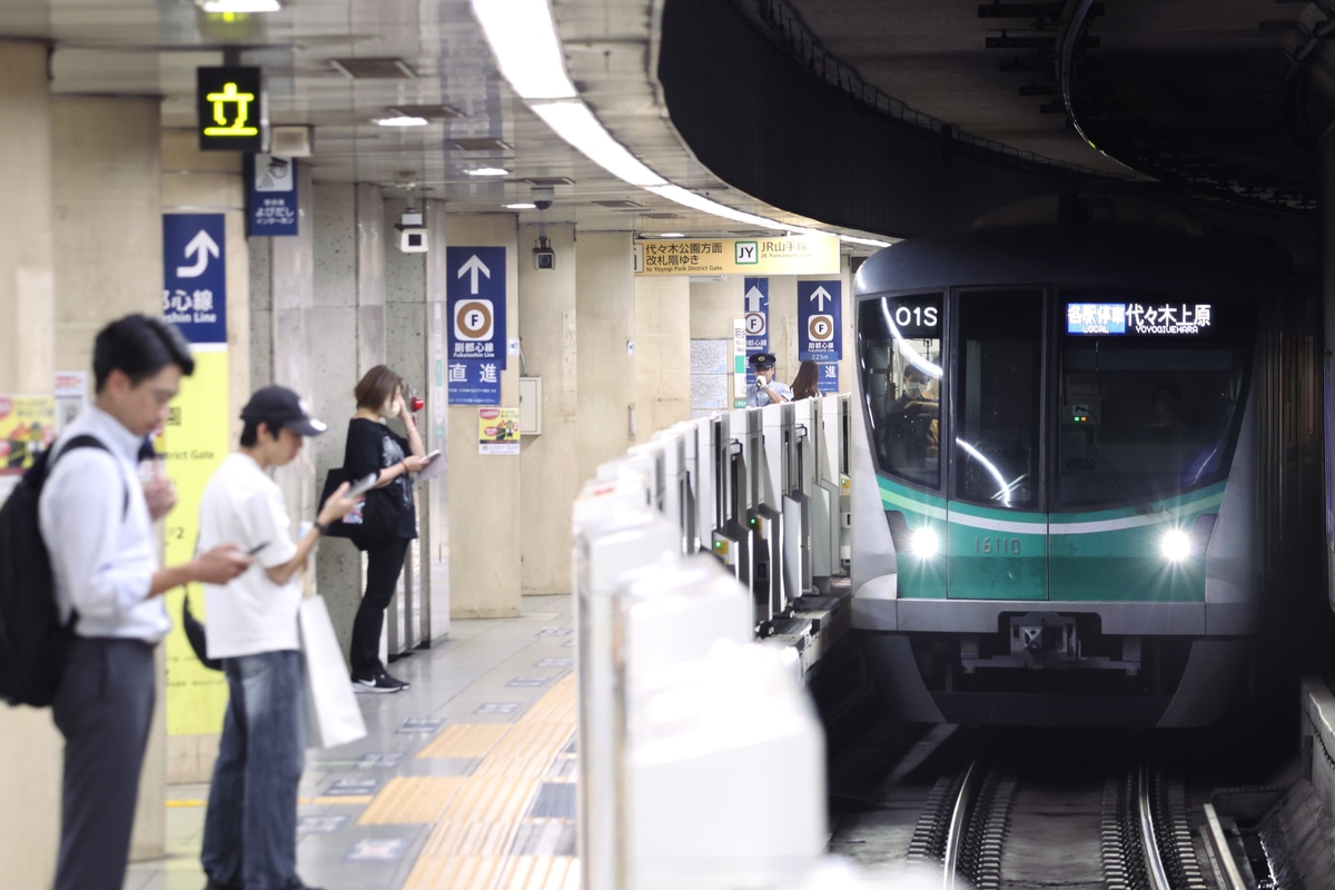 東京メトロ 綾瀬検車区 16000系 16110F