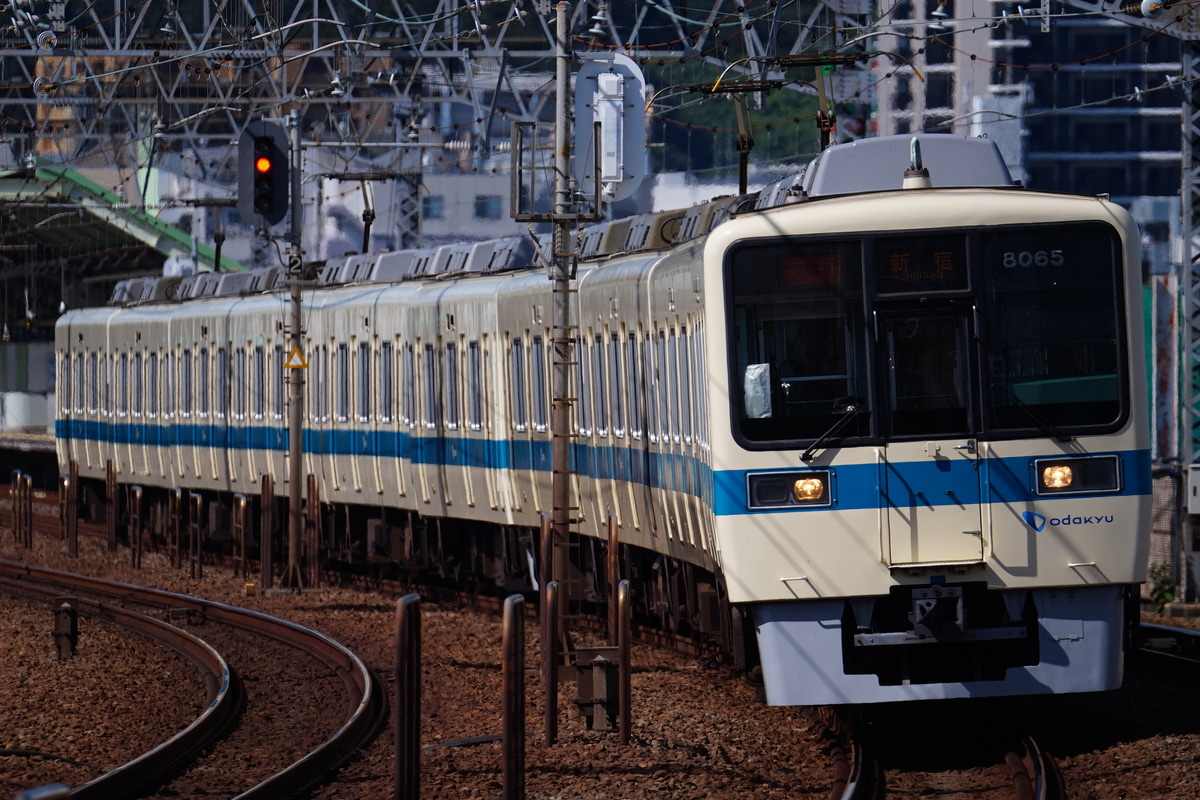 小田急電鉄 海老名検車区 8000形 8065×4