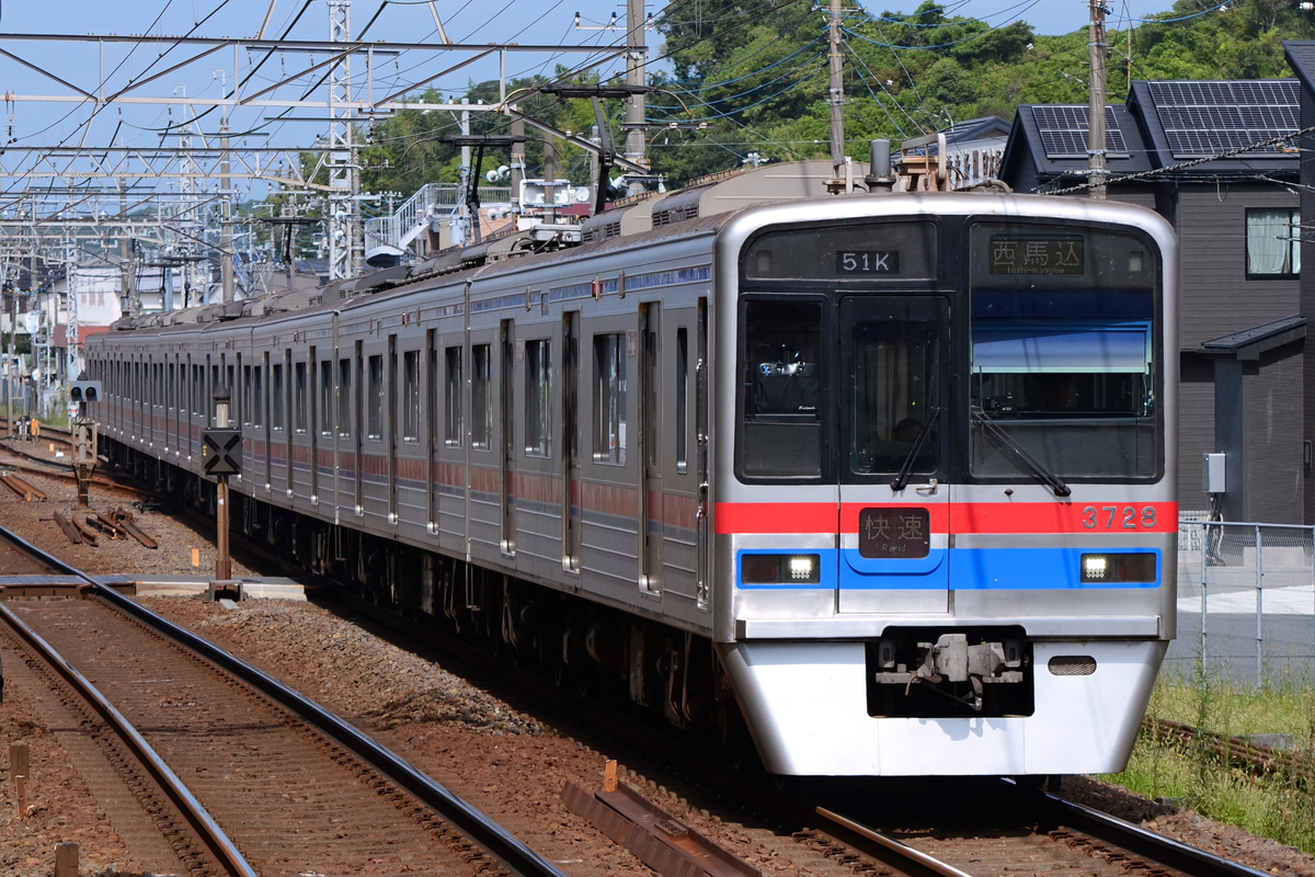 京成電鉄 宗吾車両基地 3700形 3728F