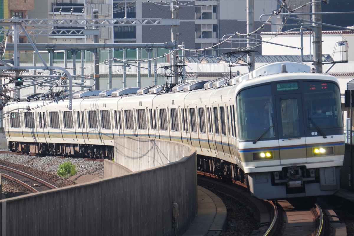 JR西日本 吹田総合車両所奈良支所 221系 NB809編成