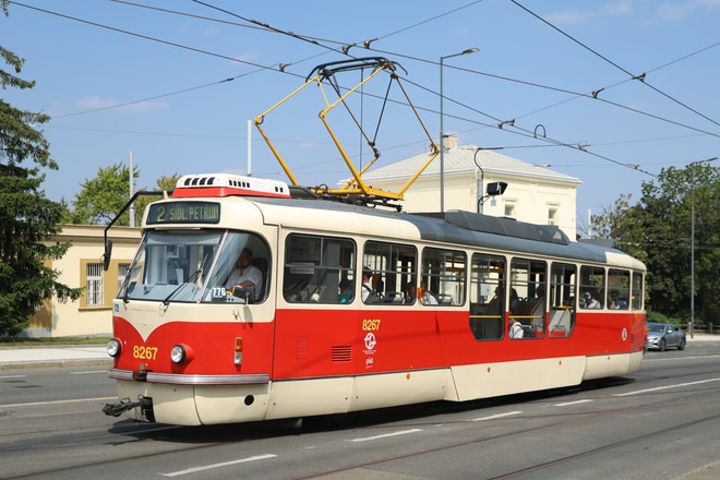 Prague tramway route 2