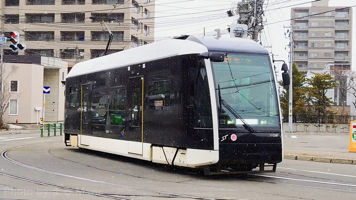 札幌市交通局 電車事業所 1100形 1102