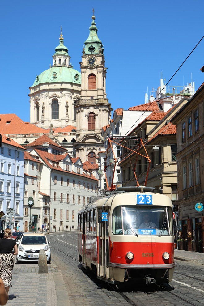 Prague tramway route 23