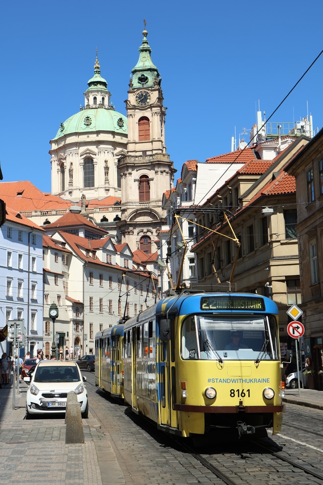 Prague tramway route 22