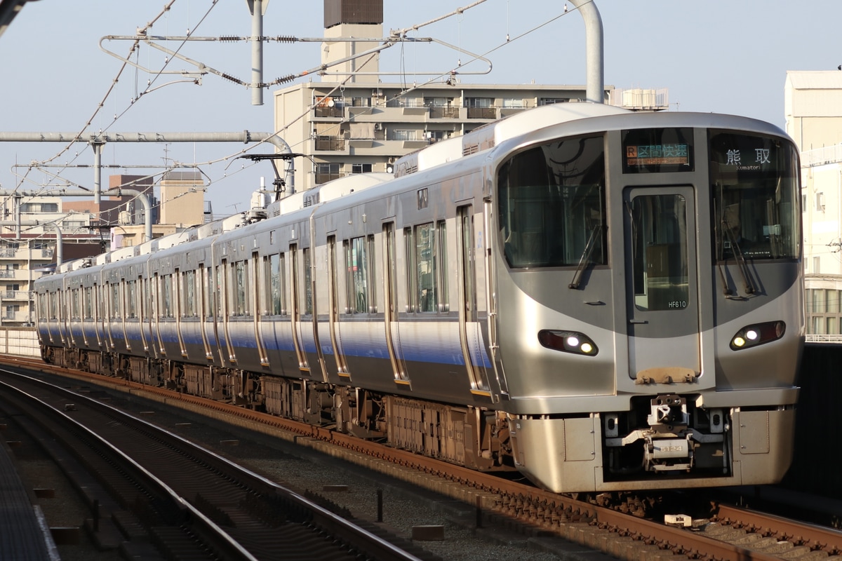 JR西日本 吹田総合車両所日根野支所 225系 HF610編成