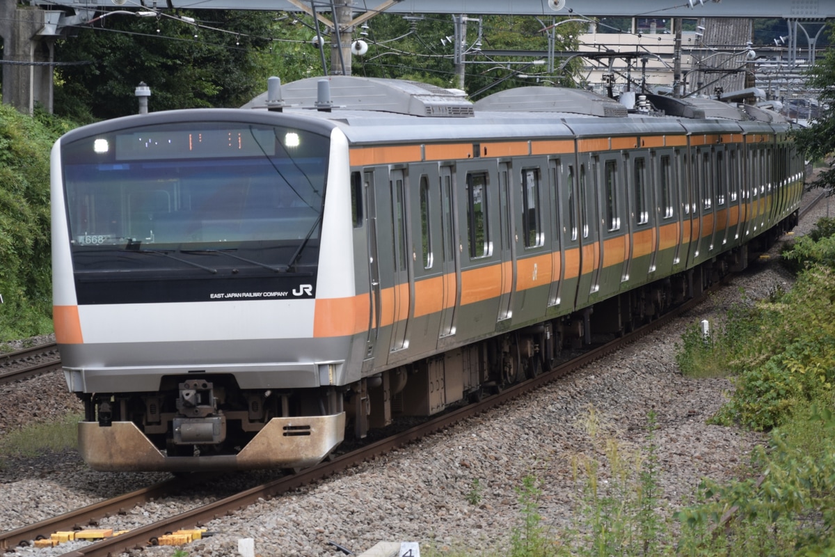 JR東日本 豊田車両センター本区 E233系 トタ青668編成