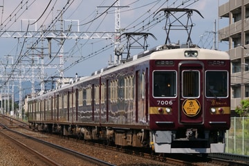 阪急電鉄7000系7006Fを茨木市～南茨木間で撮影した画像