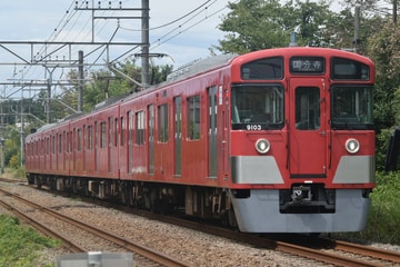 西武鉄道9000系9103Fを武蔵大和～八坂間で撮影した画像