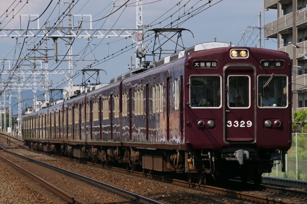 阪急電鉄 正雀車庫 3300系 3329F