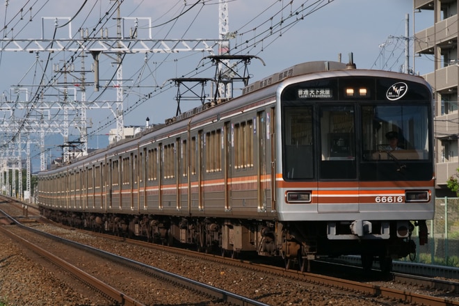 東吹田検車場66系66616Fを茨木市～南茨木間で撮影した写真