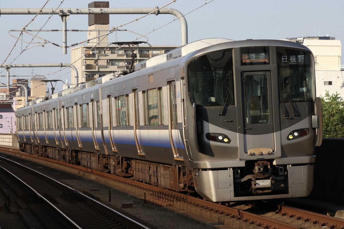 JR西日本 吹田総合車両所日根野支所 225系 HF430編成