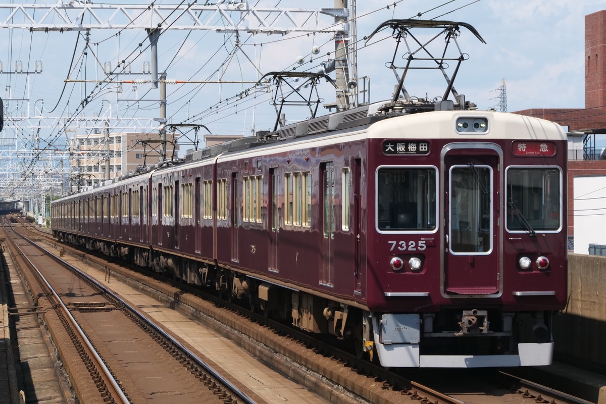阪急電鉄 正雀車庫 7300系 7325F