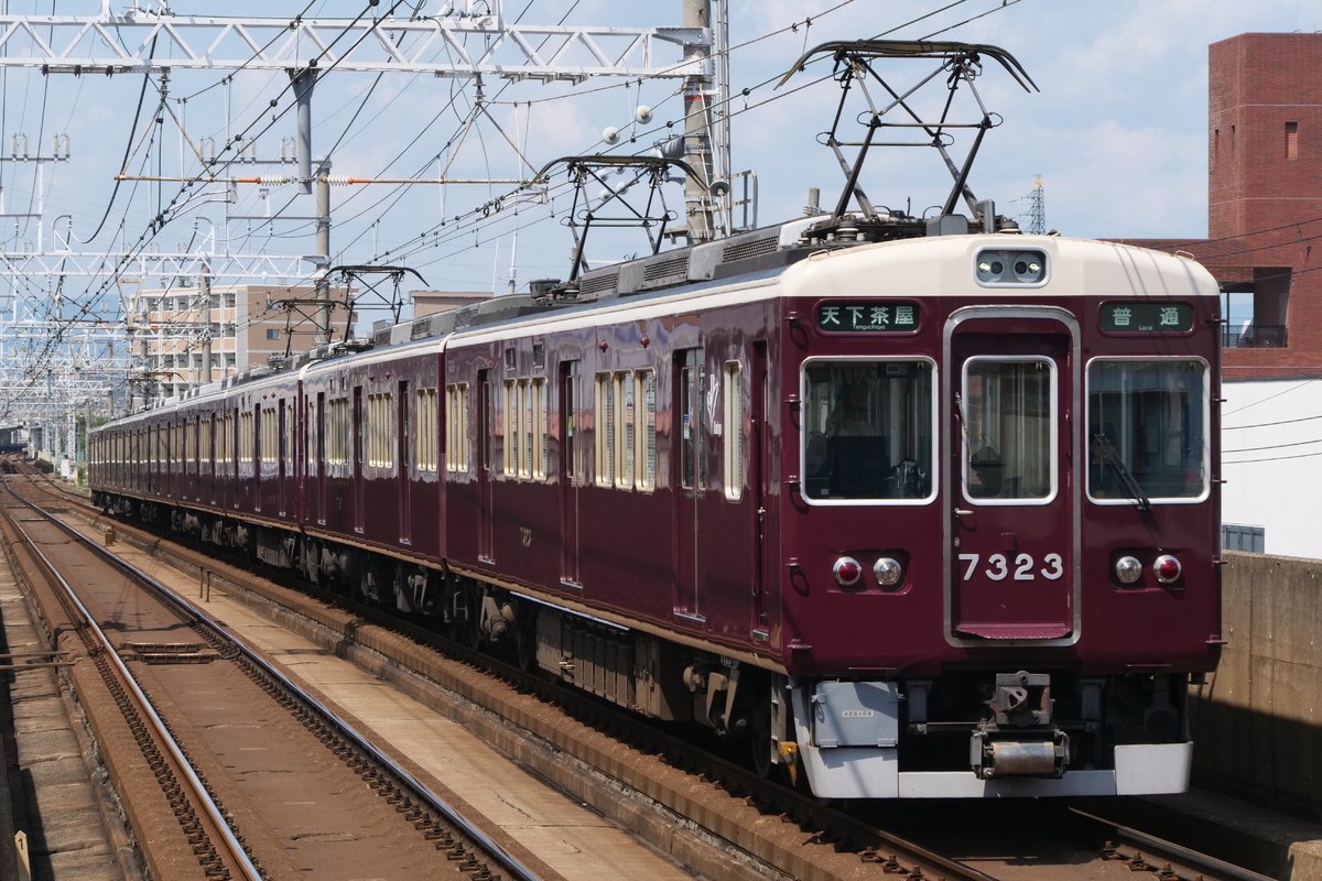 阪急電鉄 正雀車庫 7300系 7323F