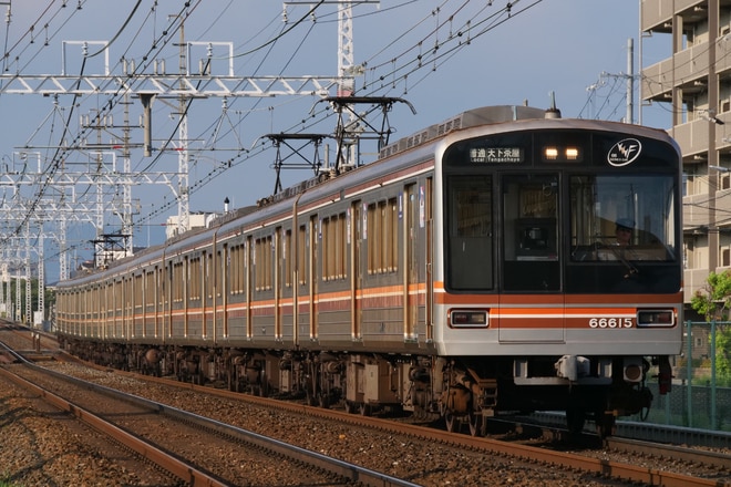 東吹田検車場66系66615Fを茨木市～南茨木間で撮影した写真