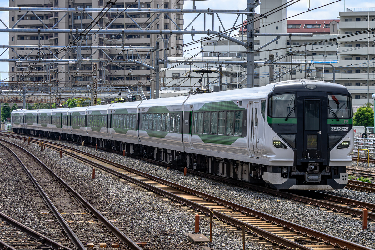 JR東日本 大宮総合車両センター東大宮センター E257系 オオOM-92編成