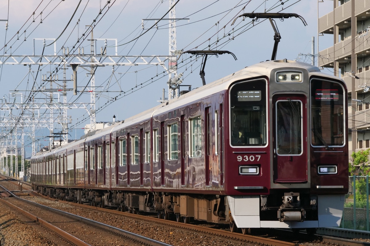 阪急電鉄 正雀車庫 9300系 9307F