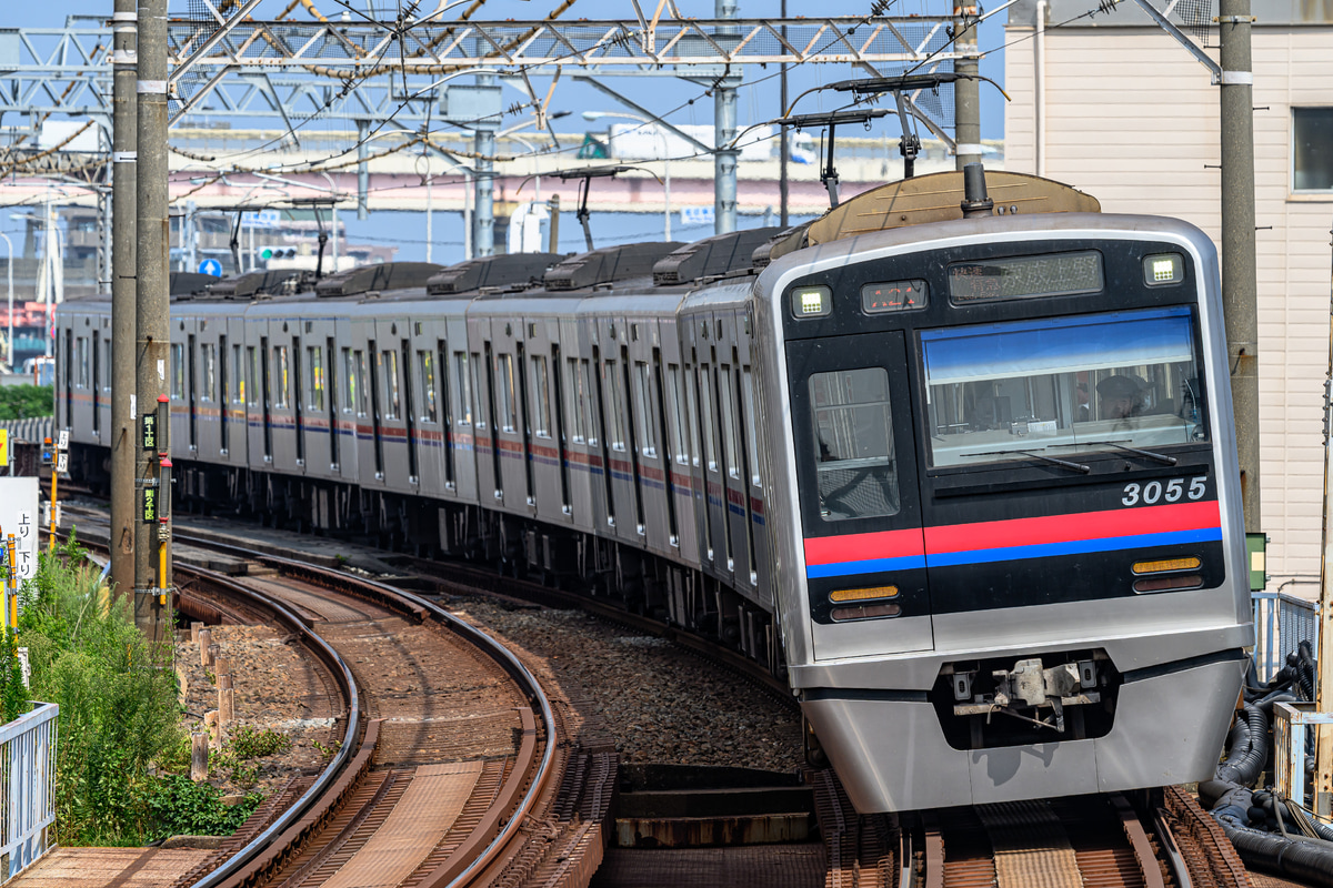 京成電鉄 宗吾車両基地 3000形 3055編成