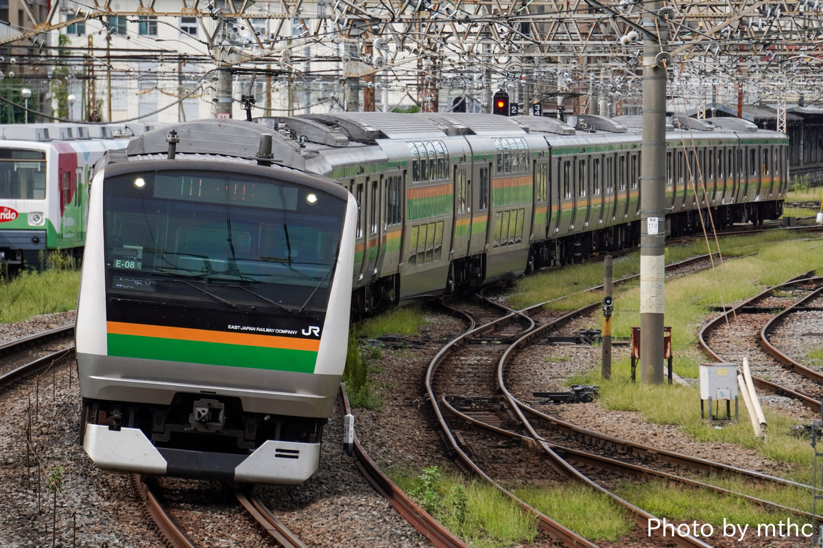 JR東日本 国府津車両センター E233系 コツE-08編成