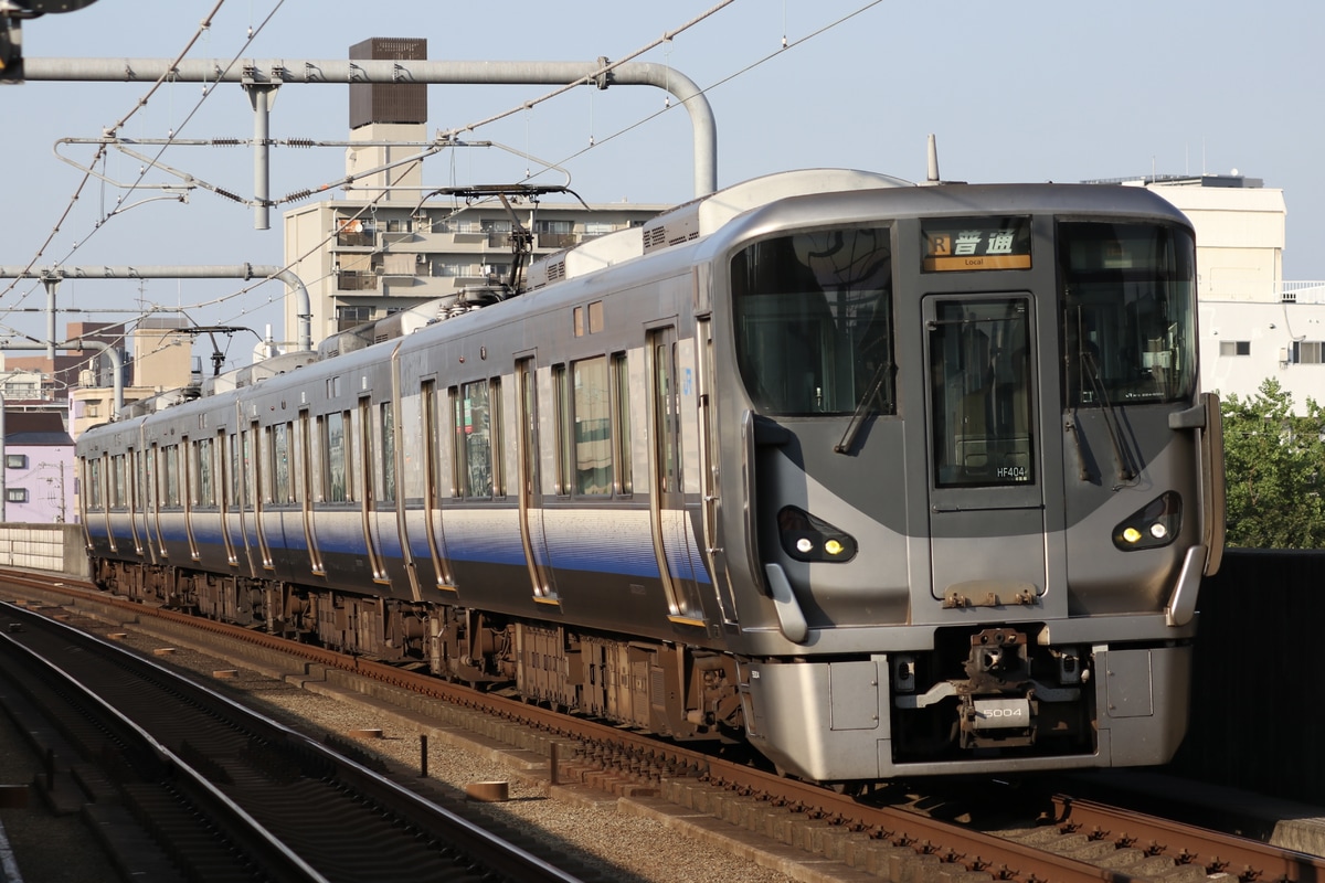 JR西日本 吹田総合車両所日根野支所 225系 HF404編成