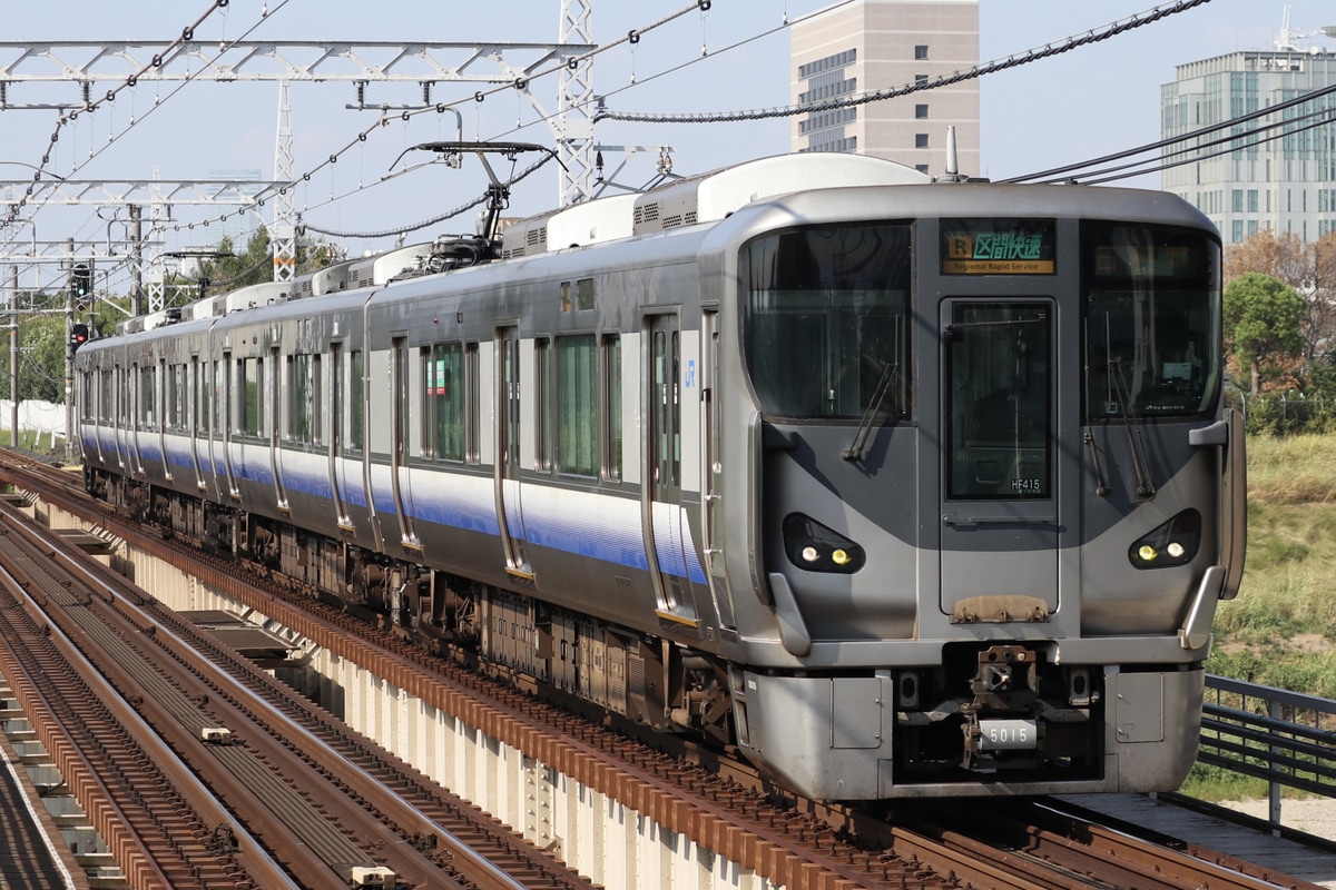 JR西日本 吹田総合車両所日根野支所 225系 HF415編成