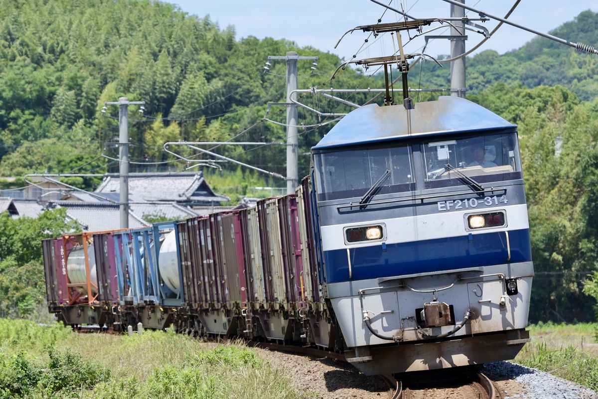 JR貨物 岡山機関区 EF210 314