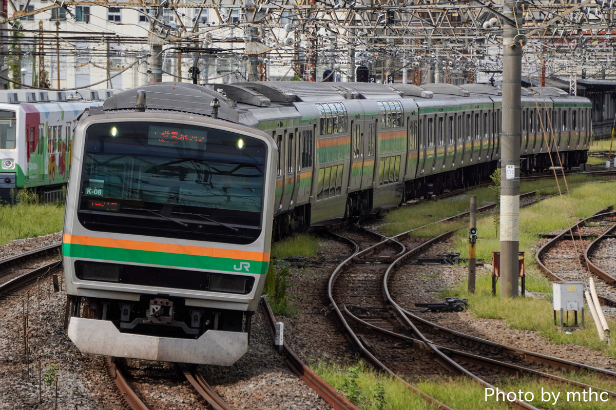 JR東日本 国府津車両センター E231系 コツK-08編成