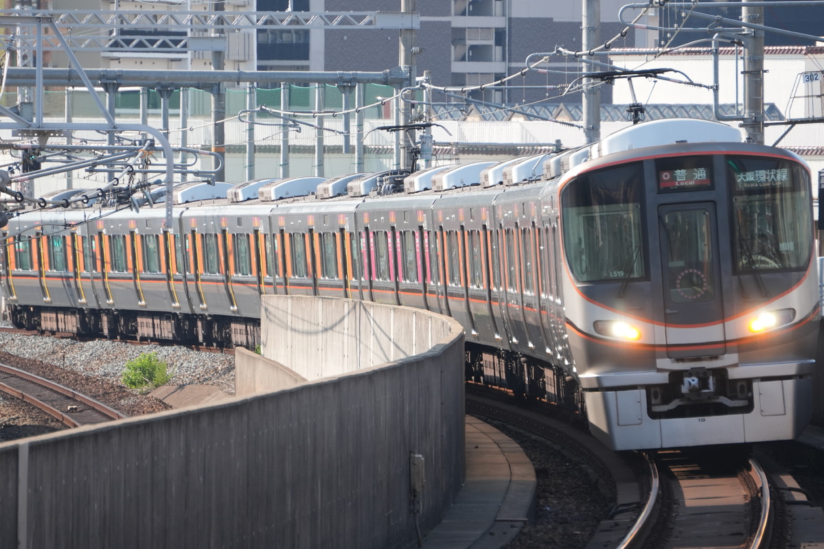 JR西日本 吹田総合車両所森ノ宮支所 323系 LS19編成