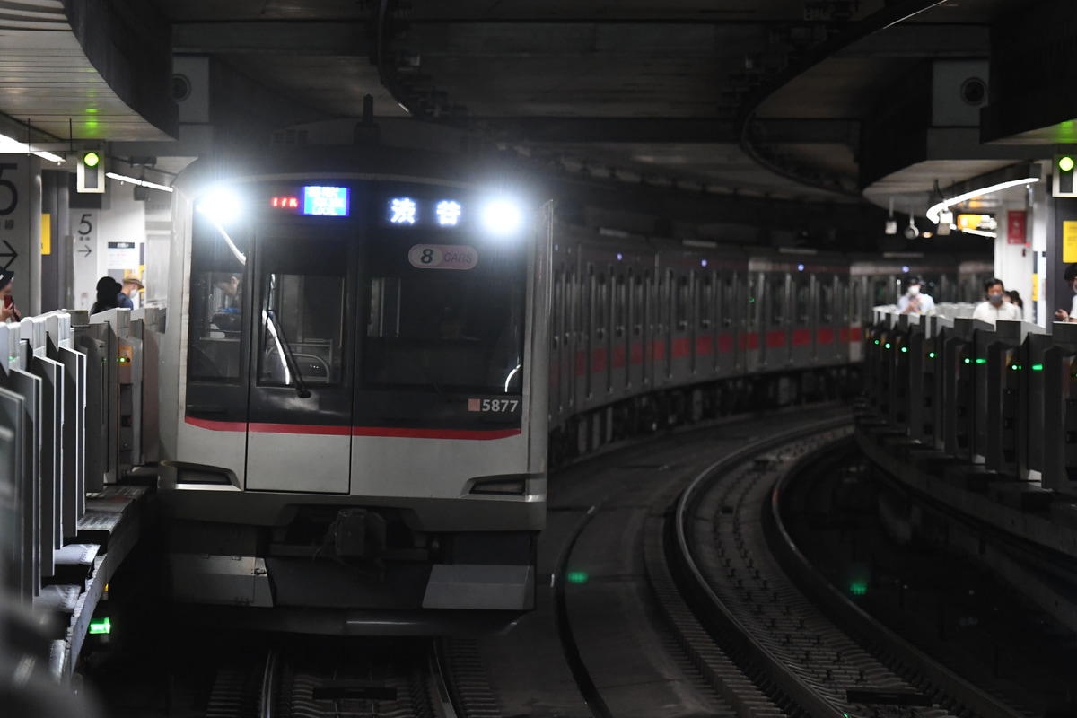 東急電鉄 元住吉検車区 5050系 5177F