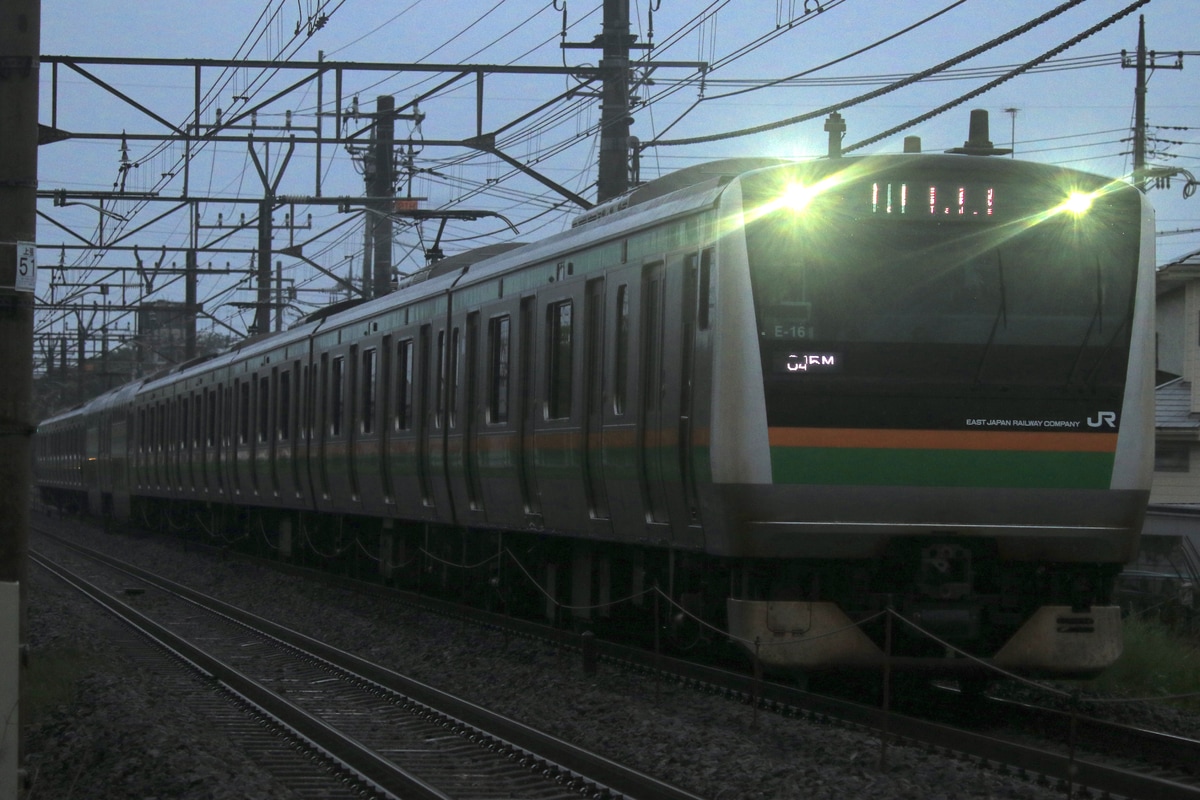 JR東日本 国府津車両センター E233系 コツE-16編成