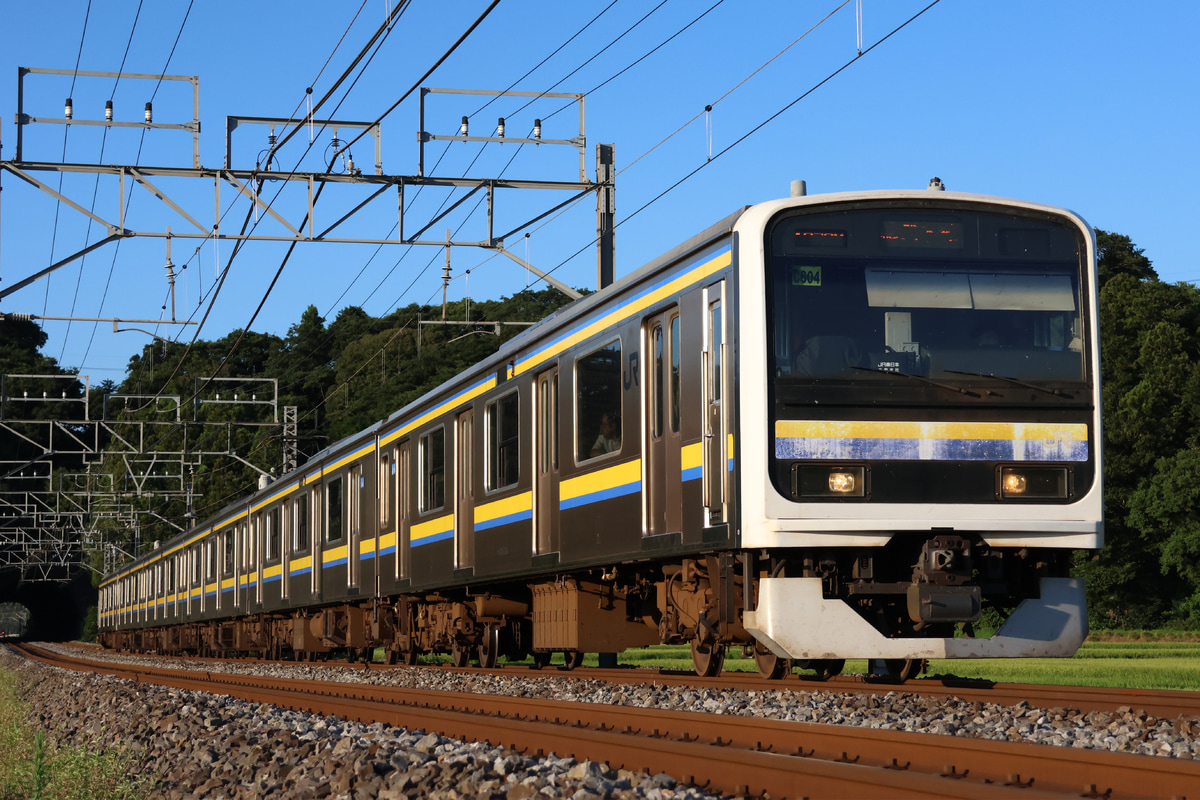 JR東日本 幕張車両センター 209系 C604編成