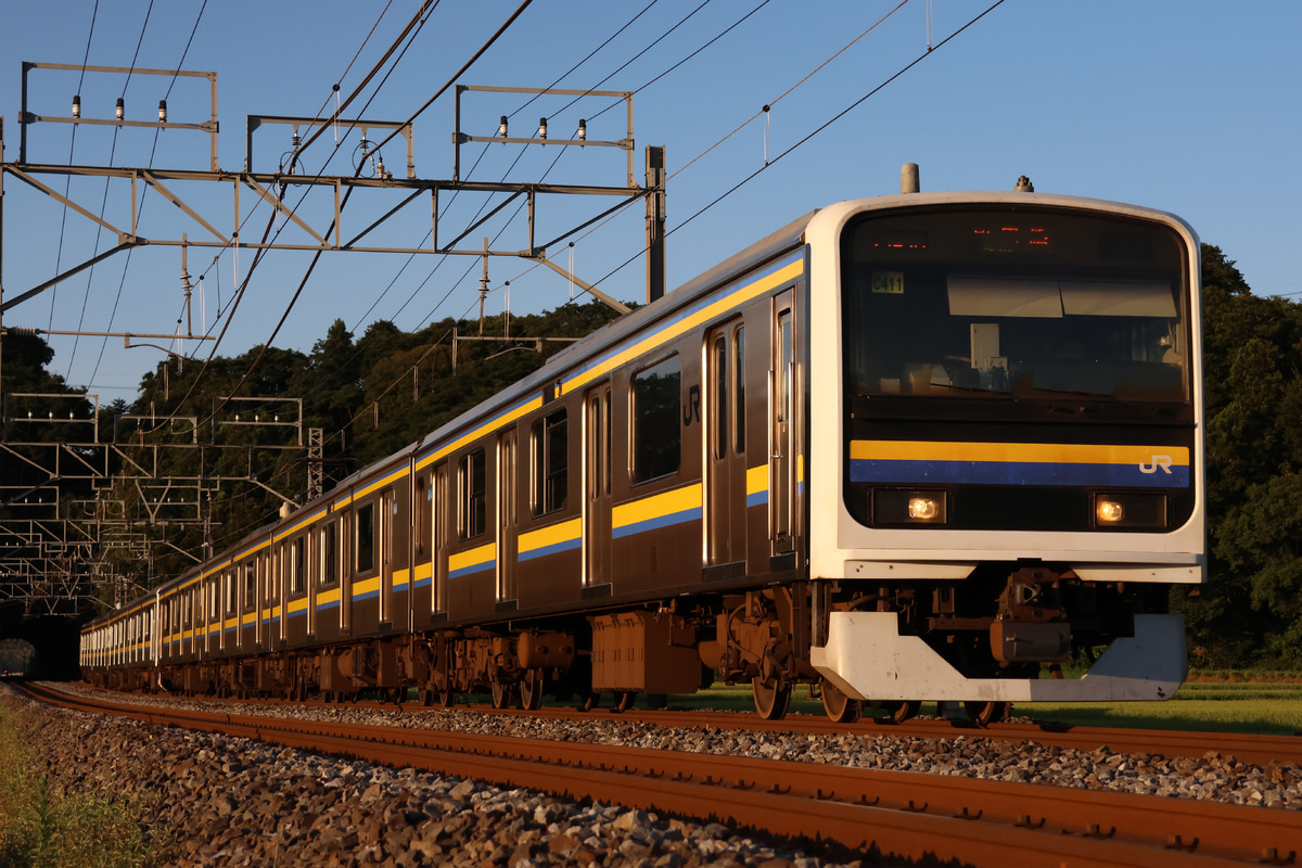 JR東日本 幕張車両センター 209系 C411編成