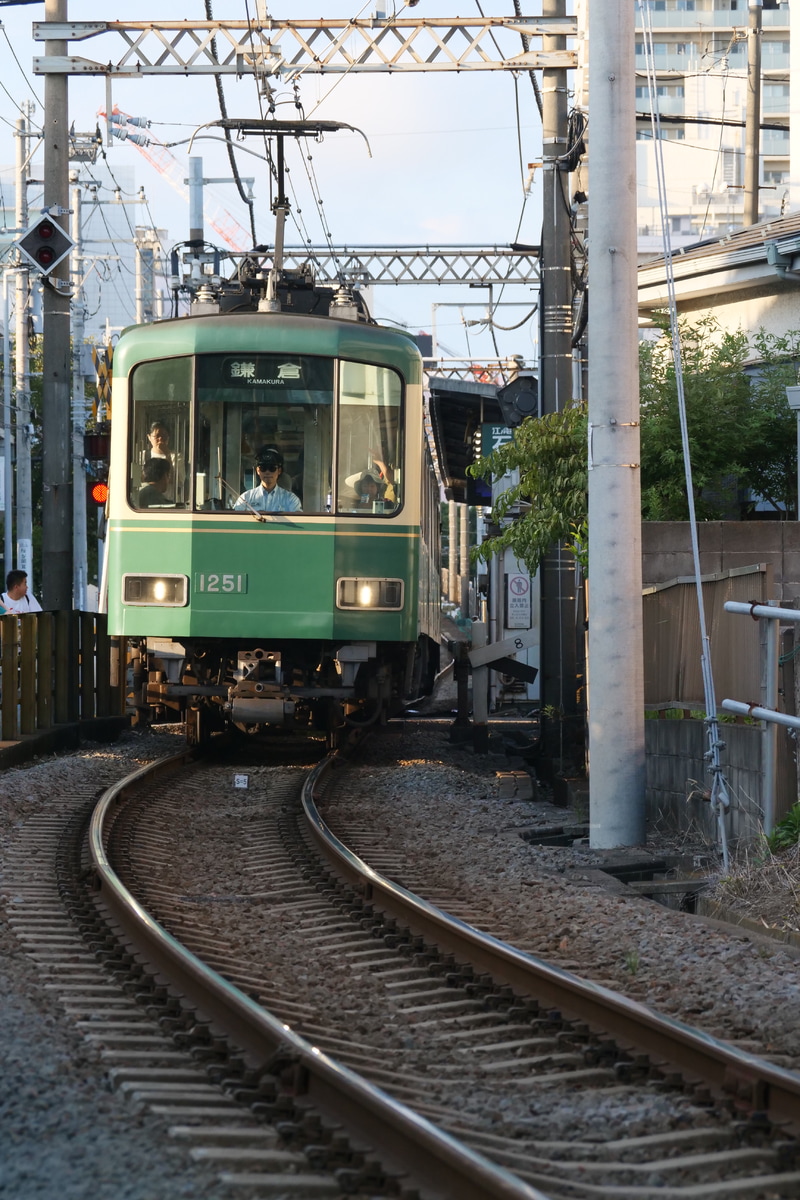 江ノ島電鉄 極楽寺検車区 1000形 1201F