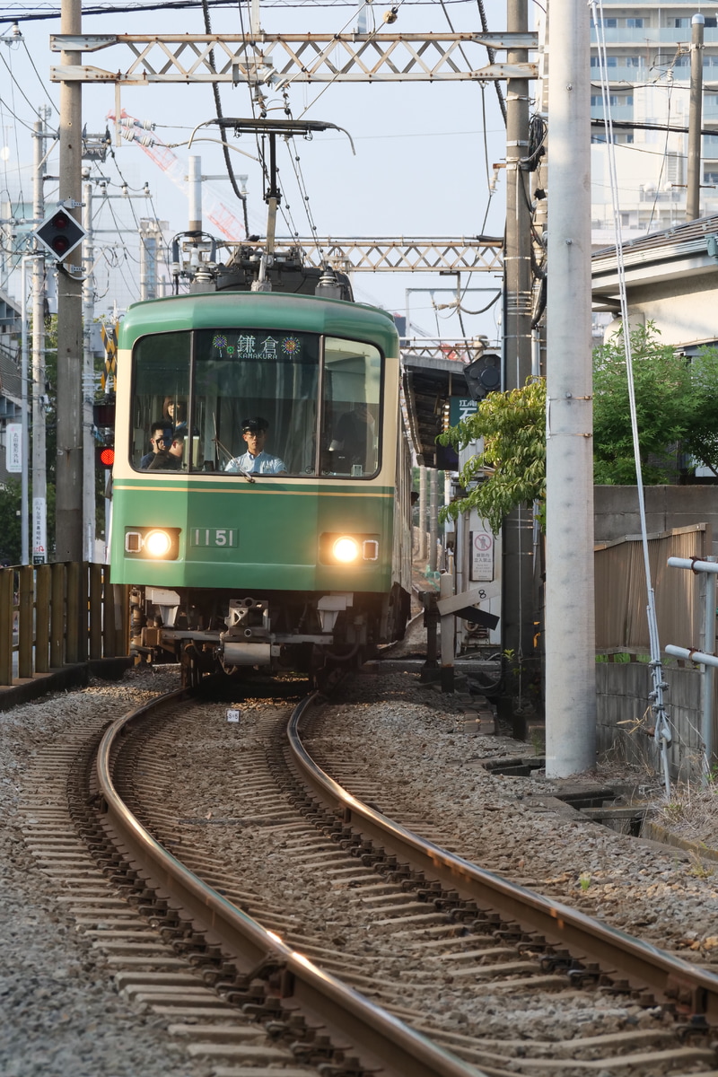 江ノ島電鉄 極楽寺検車区 1000形 1101F
